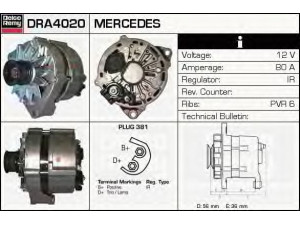 DELCO REMY DRA4020 kintamosios srovės generatorius 
 Elektros įranga -> Kint. sr. generatorius/dalys -> Kintamosios srovės generatorius
