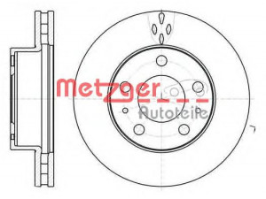 METZGER 61016.10 stabdžių diskas 
 Stabdžių sistema -> Diskinis stabdys -> Stabdžių diskas
16 078 723 80, 424937, 424938, 4249A6