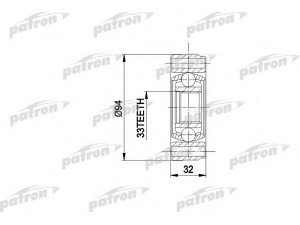 PATRON PCV3004 jungčių komplektas, kardaninis velenas 
 Ratų pavara -> Sujungimai/komplektas
113598101, 171498103, 171498103C