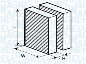 MAGNETI MARELLI 350203062480 filtras, salono oras 
 Techninės priežiūros dalys -> Techninės priežiūros intervalai
46799653