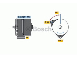 BOSCH 0 120 339 538 kintamosios srovės generatorius