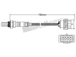 WALKER PRODUCTS 250-24591 lambda jutiklis 
 Variklis -> Variklio elektra
8 55 353, 8 55 360, 25 321 313