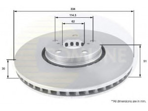 COMLINE ADC01125V stabdžių diskas 
 Dviratė transporto priemonės -> Stabdžių sistema -> Stabdžių diskai / priedai
4351622010