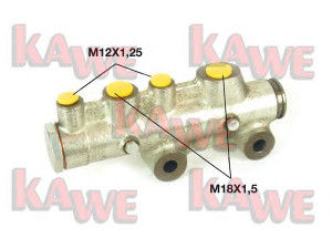 KAWE B6716 pagrindinis cilindras, stabdžiai 
 Stabdžių sistema -> Pagrindinis stabdžių cilindras
4237415, 4723798, 4765078, 4783798