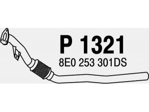 FENNO P1321 išleidimo kolektorius 
 Išmetimo sistema -> Išmetimo vamzdžiai
8E0253301DS