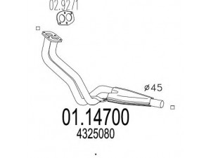 MTS 01.14700 išleidimo kolektorius
4325080