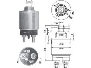 MAGNETI MARELLI 940113050132 solenoidinis jungiklis, starteris