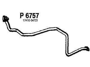 FENNO P6757 išleidimo kolektorius 
 Išmetimo sistema -> Išmetimo vamzdžiai
17410-54720, 17410-54721, J17410-54720