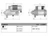 DENSO DSN928 starteris 
 Elektros įranga -> Starterio sistema -> Starteris
28100-64300, 28100-64310, 28100-64430