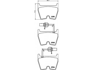 HELLA PAGID 8DB 355 009-191 stabdžių trinkelių rinkinys, diskinis stabdys 
 Techninės priežiūros dalys -> Papildomas remontas
3D0698151A, 4B3698151A, 8E0698151H