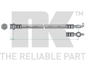 NK 853215 stabdžių žarnelė 
 Stabdžių sistema -> Stabdžių žarnelės
S08343810, S08343810A, S08443810