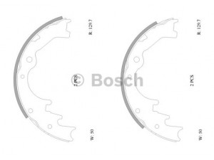 BOSCH 0 986 AB0 158 stabdžių trinkelių komplektas 
 Techninės priežiūros dalys -> Papildomas remontas
UB71-26-330C