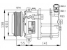 NRF 32312G kompresorius, oro kondicionierius 
 Oro kondicionavimas -> Kompresorius/dalys
51704659, 60693875, 71789354, 71789356