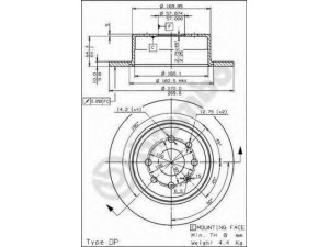 BREMBO 08.7014.10 stabdžių diskas 
 Dviratė transporto priemonės -> Stabdžių sistema -> Stabdžių diskai / priedai
569117, 569209, 569209, 90512909