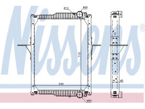 NISSENS 65475 radiatorius, variklio aušinimas 
 Aušinimo sistema -> Radiatorius/alyvos aušintuvas -> Radiatorius/dalys
20810091, 74 20 809 775, 85000665
