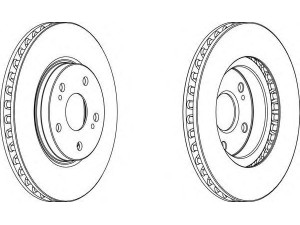 FERODO DDF1814-1 stabdžių diskas 
 Stabdžių sistema -> Diskinis stabdys -> Stabdžių diskas
4351230310