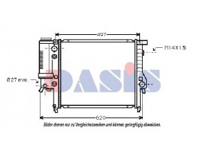 AKS DASIS 051670N radiatorius, variklio aušinimas 
 Aušinimo sistema -> Radiatorius/alyvos aušintuvas -> Radiatorius/dalys
17111719136, 17111719264, 17111723528