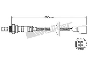 WALKER PRODUCTS 250-24623 lambda jutiklis 
 Išmetimo sistema -> Jutiklis/zondas
89465 20680, 89465 20690, 89465 20710