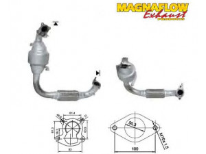 MAGNAFLOW 72503D katalizatoriaus keitiklis 
 Išmetimo sistema -> Katalizatoriaus keitiklis
1215222, 1255736