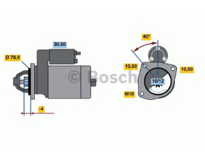 BOSCH 0 986 010 590 starteris 
 Elektros įranga -> Starterio sistema -> Starteris
77 00 764 429, 77 01 381 644, 77 01 499 246