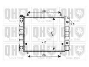 QUINTON HAZELL QER2214 radiatorius, variklio aušinimas 
 Aušinimo sistema -> Radiatorius/alyvos aušintuvas -> Radiatorius/dalys
BTP 2275, BTP 2275