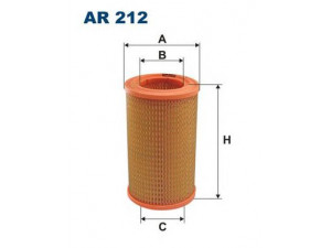 FILTRON AR212 oro filtras 
 Techninės priežiūros dalys -> Techninės priežiūros intervalai
132, 5003611, 5004470, A770X9601BFA