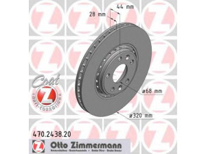 ZIMMERMANN 470.2438.20 stabdžių diskas 
 Dviratė transporto priemonės -> Stabdžių sistema -> Stabdžių diskai / priedai
4020 600 03R, 4020 641 55R