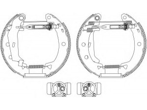 HELLA 8DB 355 005-151 stabdžių trinkelių komplektas 
 Techninės priežiūros dalys -> Papildomas remontas
0060750472, 720466, 95659661, 7701202543