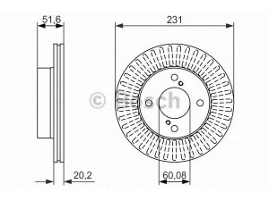 BOSCH 0 986 479 778 stabdžių diskas 
 Dviratė transporto priemonės -> Stabdžių sistema -> Stabdžių diskai / priedai
402064A00G, 55311M68K10, 55311M68K10