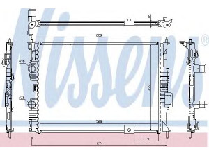 NISSENS 67363 radiatorius, variklio aušinimas 
 Aušinimo sistema -> Radiatorius/alyvos aušintuvas -> Radiatorius/dalys
21400-JD200