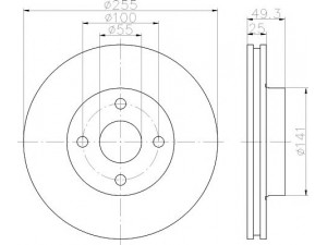 HELLA PAGID 8DD 355 118-621 stabdžių diskas 
 Stabdžių sistema -> Diskinis stabdys -> Stabdžių diskas
4351213030