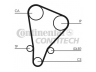 CONTITECH CT521 paskirstymo diržas 
 Techninės priežiūros dalys -> Papildomas remontas
1356854050, 1356854051, 1356854060