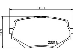 HELLA 8DB 355 017-181 stabdžių trinkelių rinkinys, diskinis stabdys 
 Techninės priežiūros dalys -> Papildomas remontas
5520065D00, 5520065D01, 5520065D10