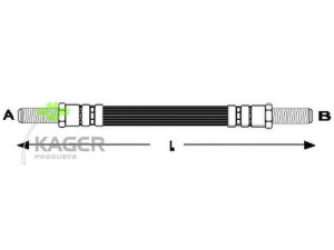 KAGER 38-0051 stabdžių žarnelė 
 Stabdžių sistema -> Stabdžių žarnelės
GBH 321, NRC 7874