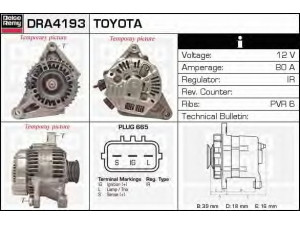 DELCO REMY DRA4193 kintamosios srovės generatorius 
 Elektros įranga -> Kint. sr. generatorius/dalys -> Kintamosios srovės generatorius