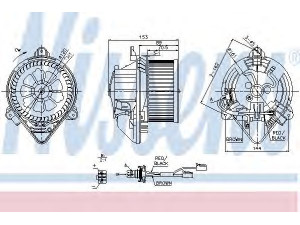 NISSENS 87053 vidaus pūtiklis 
 Šildymas / vėdinimas -> Orpūtė/dalys
6441H6, 6441L3, 6441H6, 6441L3