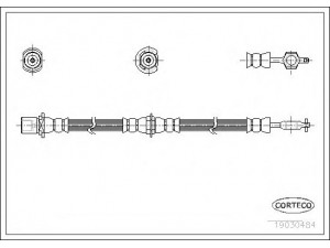 CORTECO 19030484 stabdžių žarnelė 
 Stabdžių sistema -> Stabdžių žarnelės
9094702461