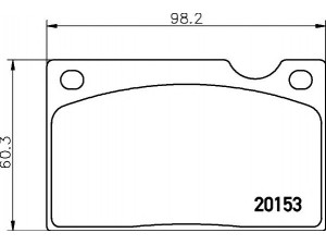 MINTEX MGB576 stabdžių trinkelių rinkinys, diskinis stabdys 
 Techninės priežiūros dalys -> Papildomas remontas
270163, 2701639, 271666, 271739