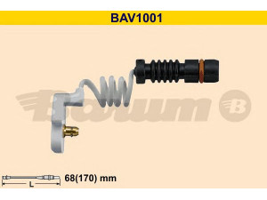 BARUM BAV1001 įspėjimo kontaktas, stabdžių trinkelių susidėvėjimas 
 Stabdžių sistema -> Susidėvėjimo indikatorius, stabdžių trinkelės
201 540 03 17
