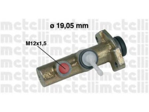 METELLI 05-0015 pagrindinis cilindras, stabdžiai 
 Stabdžių sistema -> Pagrindinis stabdžių cilindras
4156086, 4156087, 4292617, 4412833