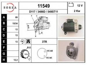 EAI 11549 starteris