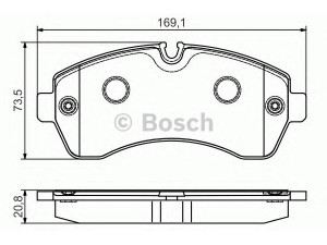 BOSCH 0 986 495 107 stabdžių trinkelių rinkinys, diskinis stabdys 
 Techninės priežiūros dalys -> Papildomas remontas
004 420 82 20, 005 420 53 20, A 004 420 82 20