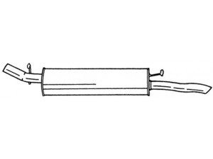 AKS DASIS SG40635 galinis duslintuvas 
 Išmetimo sistema -> Duslintuvas
852356