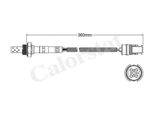 CALORSTAT by Vernet LS140480 lambda jutiklis 
 Išmetimo sistema -> Jutiklis/zondas
11781247409, 11781247475, 11781741317