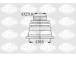 SASIC 4003419 gofruotoji membrana, kardaninis velenas 
 Ratų pavara -> Gofruotoji membrana
7701464141