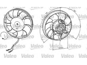 VALEO 696037 ventiliatorius, radiatoriaus 
 Aušinimo sistema -> Oro aušinimas
4A0959455, 4A0959455B