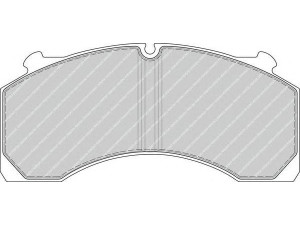 FERODO FCV4352B stabdžių trinkelių rinkinys, diskinis stabdys