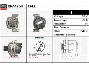 DELCO REMY DRA4254 kintamosios srovės generatorius 
 Elektros įranga -> Kint. sr. generatorius/dalys -> Kintamosios srovės generatorius