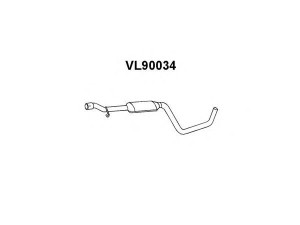 VENEPORTE VL90034 priekinis duslintuvas 
 Išmetimo sistema -> Duslintuvas
03473005, 3436751