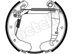 METELLI 51-0119 stabdžių trinkelių komplektas 
 Techninės priežiūros dalys -> Papildomas remontas
